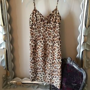 Muse Leopard print silk dress